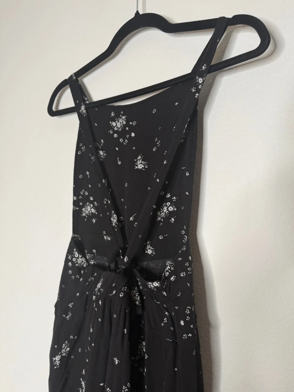 Free People Sweet in the Streets Floral Overalls Rayon Wide Leg Pockets Size M - Picture 7 of 11
